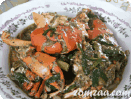 ปูทะเลผัดพริกไทยดำ (Stir-fried Crab with Black Pepper)